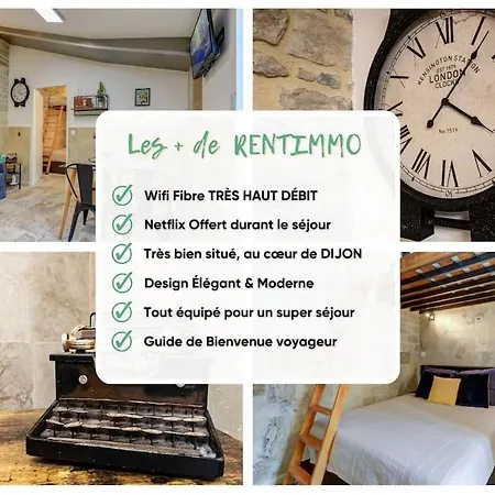 Le Coin Vintage I Hyper Centre I Bourguignon & Cozy Apartment