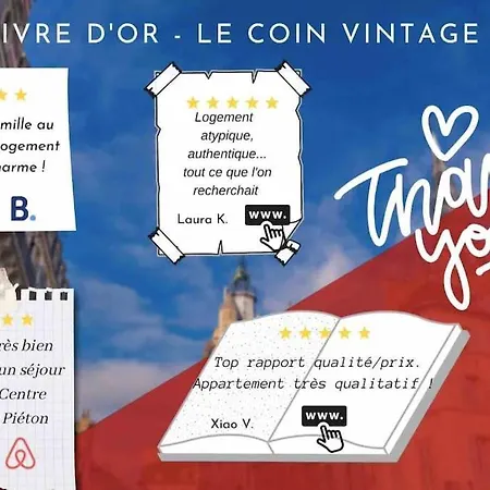 Le Coin Vintage I Hyper Centre I Bourguignon & Cozy Lejlighed *